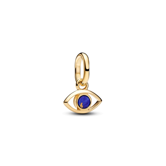 Pandora Gold ME Blauer Evil Eye Mini-Charm-Anhänger - 764609C01