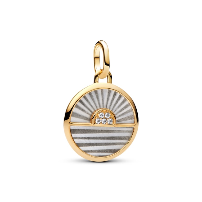 Pandora Gold ME Sonnenaufgang Medaillon Charm - 763859C01