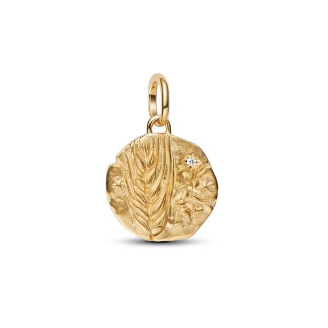 Pandora Gold ME Weizen Medaillon-Charm - 764804C01