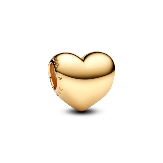 Pandora Gold Moments Be Love Engravable Heart Charm - 763439C00