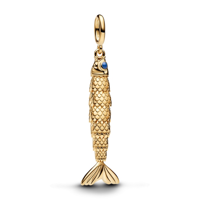 Pandora Gold Moments Charm Pendant Poisson Articulé - 764686C01