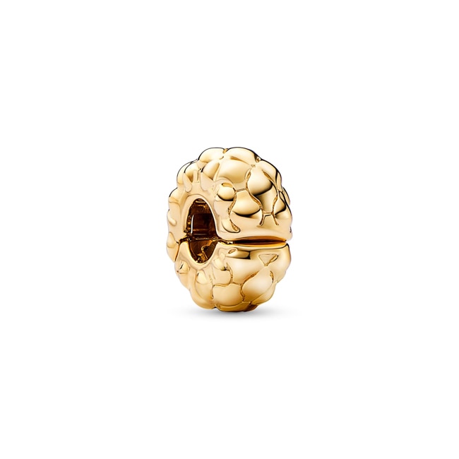 Pandora Gold Moments Studded Clip Charm - 762716C00