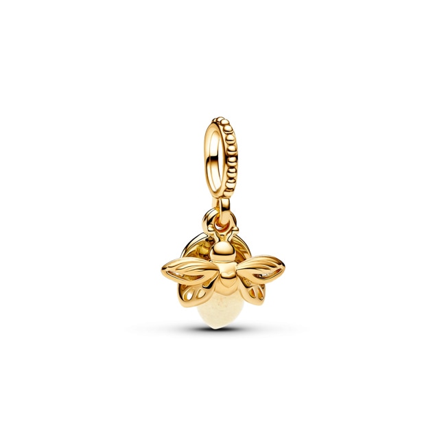 Pandora Gold Moments Glühwürmchen Charm-Anhänger - 769352C01
