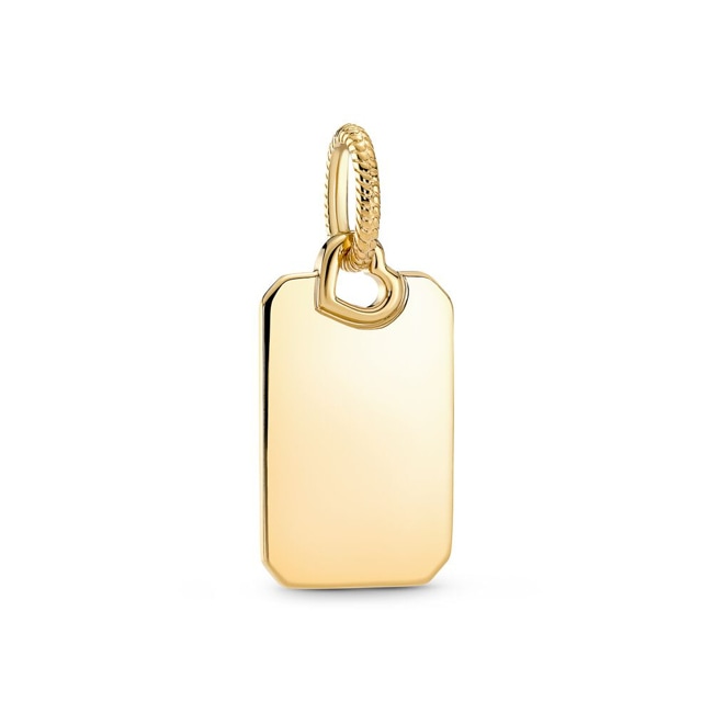 Pandora Gold Rectangle Pendant - 368611C00