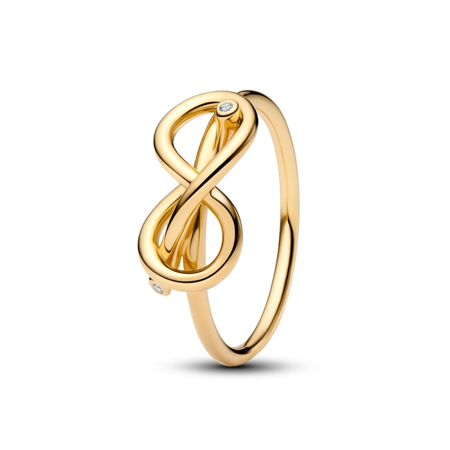 Pandora Gold Moments Infinity Knot Ring - 163759C01
