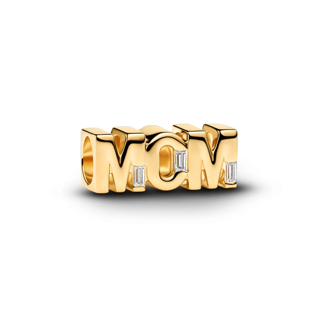 Pandora Gold Moments Wendbares Mom Charm - 764459C01