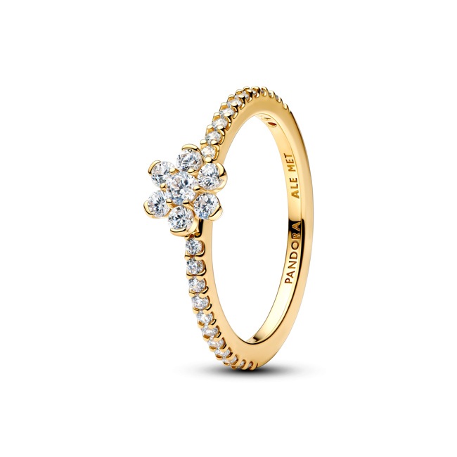 Pandora Gold Timeless Bague Fleur Scintillante - 164499C01