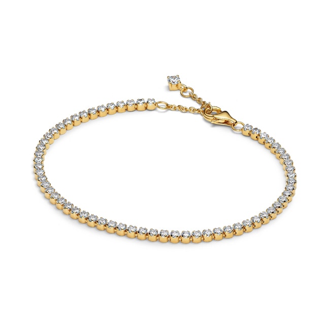 Pandora Gold Timeless Sparkling Tennis Bracelet  - 563927C01