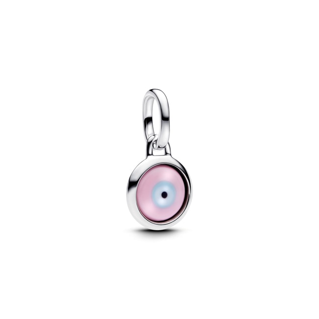Pandora ME Evil Eye Murano Glass Mini Dangle Charm 925 Silver  - 793693C00