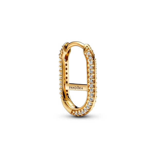 Pandora Gold ME Pavé Link-Ohrring - 269682C01
