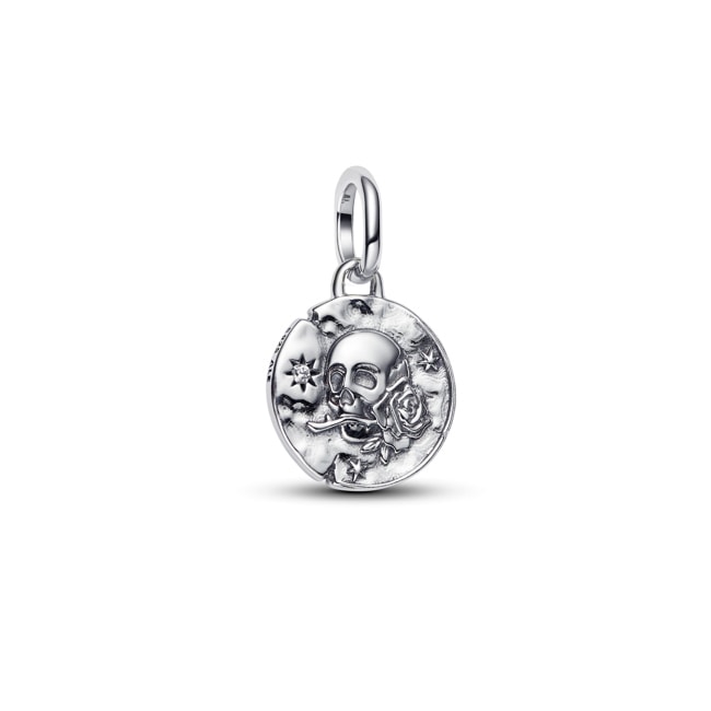 Pandora ME Totenkopf Medaillon-Charm 925 Silber - 794089C01