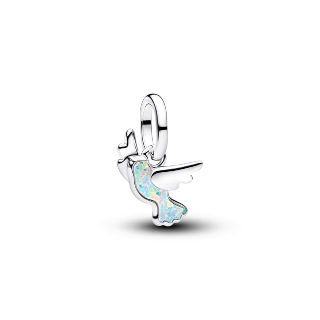 Pandora ME Mini Charm Pendant Colombe Blanche Argent 925 - 794566C01