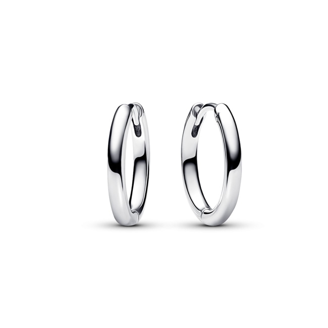 Pandora Moments Boucles d'Oreilles Créoles à Charms de 18 mm 925 Argent - 293355C00