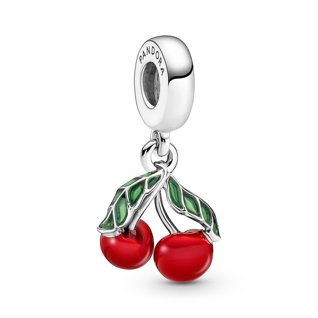 Pandora Moments Charm Pendant Fruit Cerise Asymétrique - 791583C01