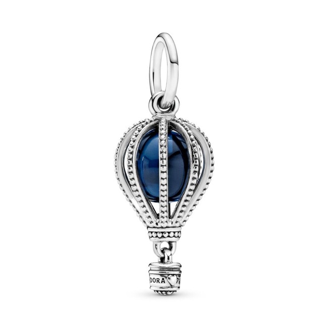 Pandora Moments Blue Hot Air Balloon Travel Charm - 798064NMB
