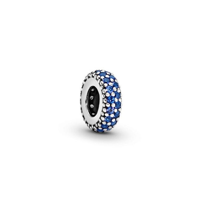 Pandora Moments Charm Espaceur Scintillant Bleu - 791359NCB