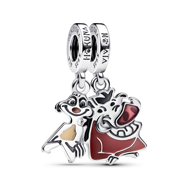 Pandora Moments Disney Der König der Löwen Timon & Pumbaa Teilbarer Charm-Anhänger 925 Silber - 793357C01