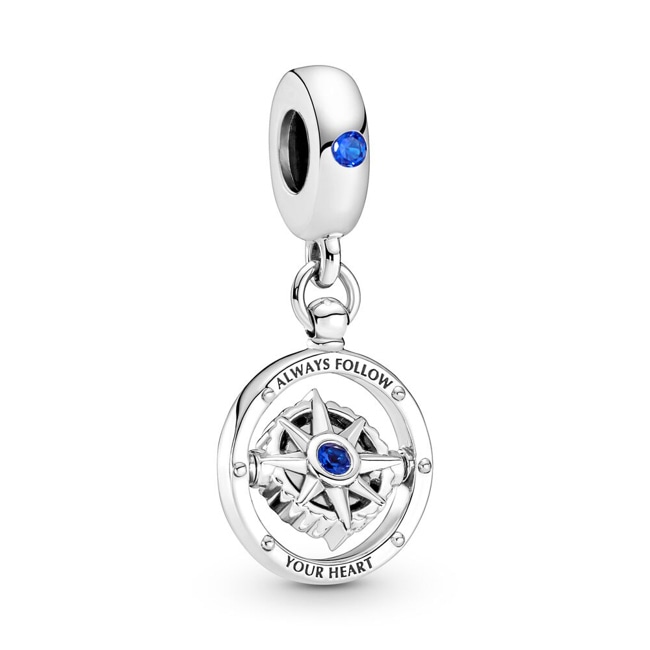 Pandora Moments Charm Pendant Boussole Rotative - 790099C01