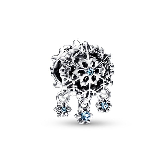 Pandora Moments Icy Snowflake Drop Charm - 792367C01