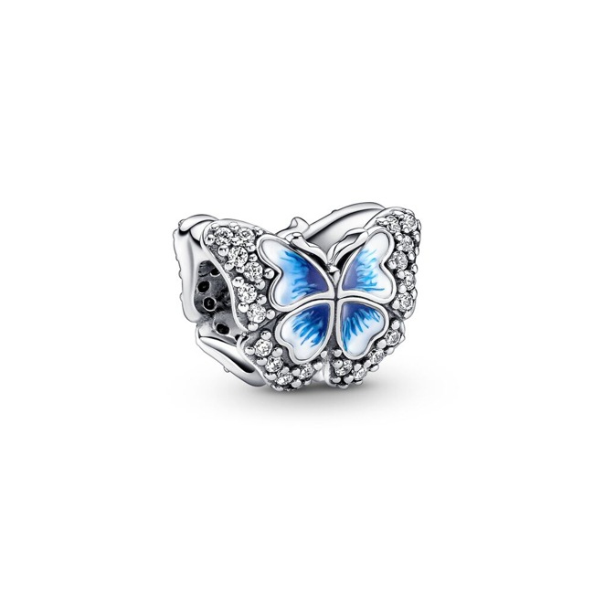 Pandora Moments Blue Butterfly Sparkling Charm - 790761C01