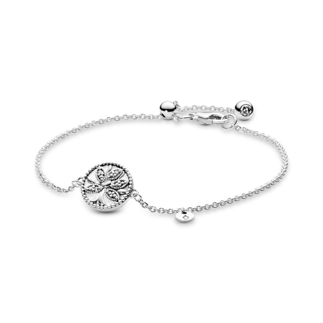 Pandora Sparkling Family Tree Sliding Bracelet - 597776CZ