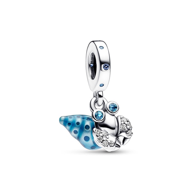 Pandora Moments Glow-in-the-dark Hermit Crab Dangle Charm 925 Silver - 792700C01
