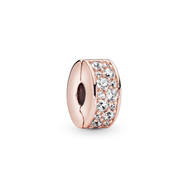 Pandora Rose Moments Clear Pavé Clip Charm - 781817CZ