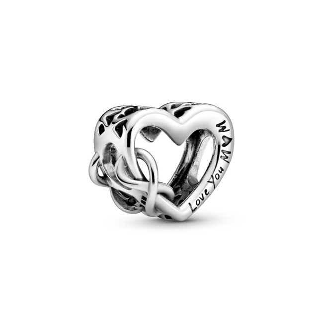 Pandora Moments Charm Cœur Infinity Love You Mum (Je t'aime maman) - 798825C00
