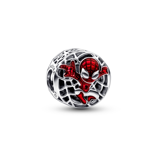 Pandora Moments Marvel Spider-Man Lebhafte Stadt Charm - 792350C01