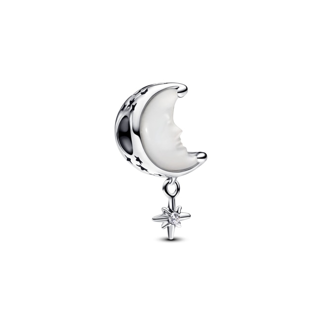 Pandora Moments Moon & North Star Charm 925 Silver - 793594C01