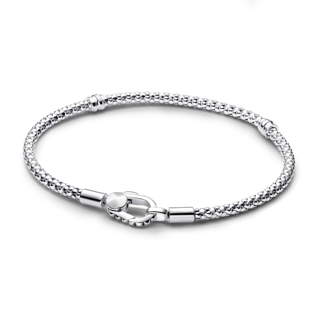 Pandora Moments Nietenarmband mit Nietenverschluss 925 Silber Pandora Moments Nietenarmband mit Nietenverschluss 925 Silber - 593681C00