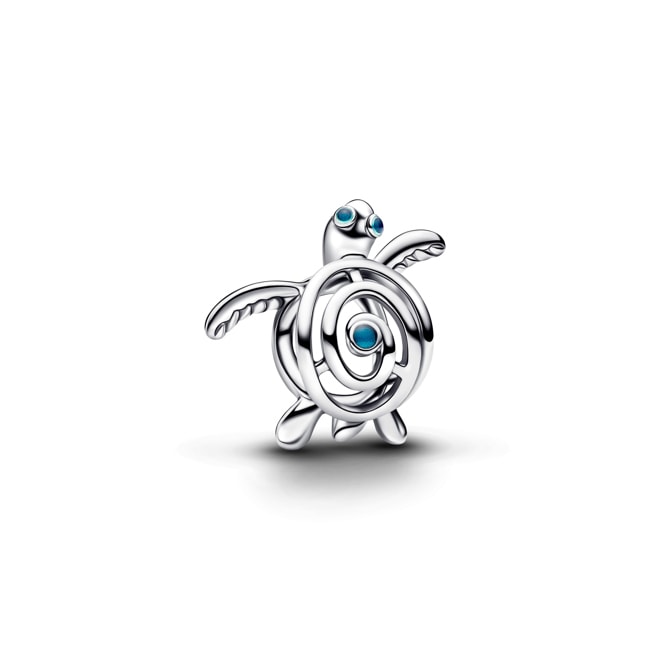 Pandora Moments Offen gearbeitete Meeresschildkröte Charm 925 Silber - 794697C01