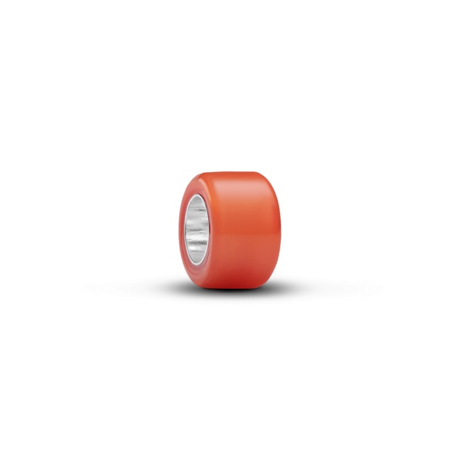 Pandora Moments Orangefarbenes Murano-Glas Mini-Charm 925 Silber - 794773C04