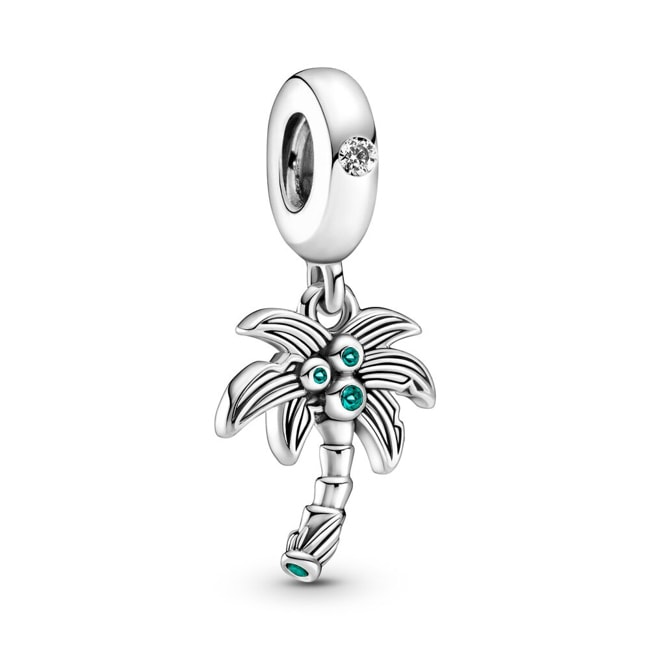Pandora Moments Palm and Coconut Charm Pendant - 799438C01