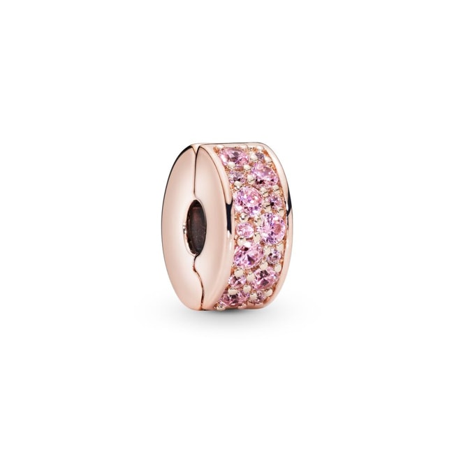 Pandora Rose Moments Pink Pavé Clip Charm - 781817PCZ