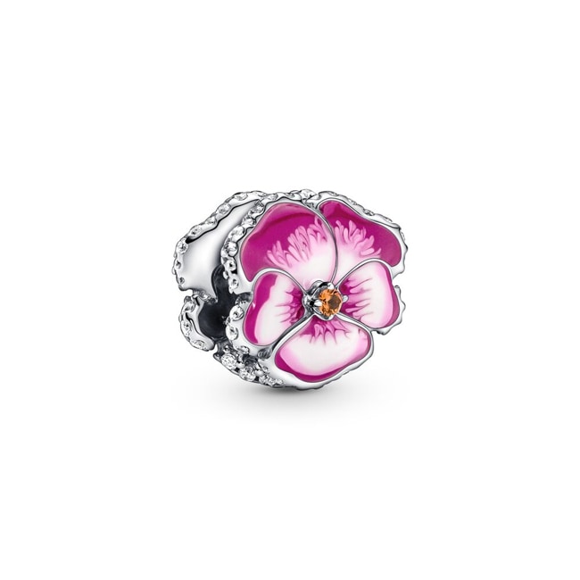 Pandora Moments Charm Pensée Rose - 790777C01