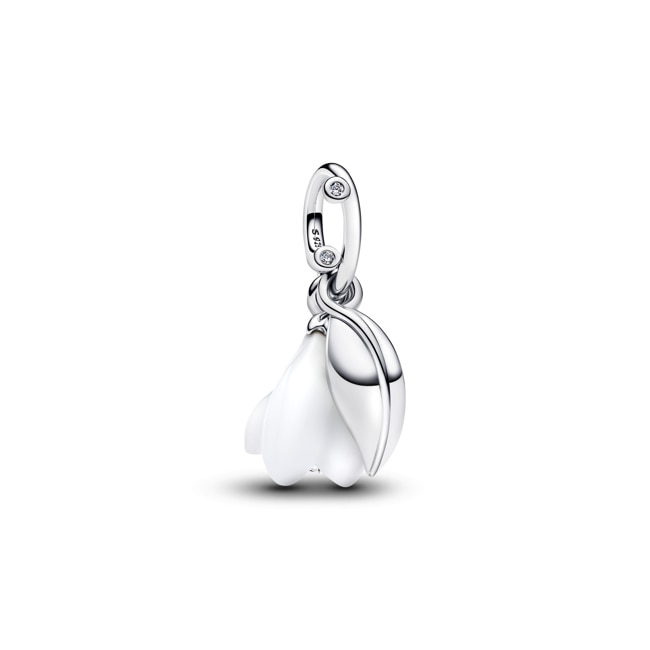Pandora Moments Schneeglöckchen Charm-Anhänger 925 Silber - 794239C01