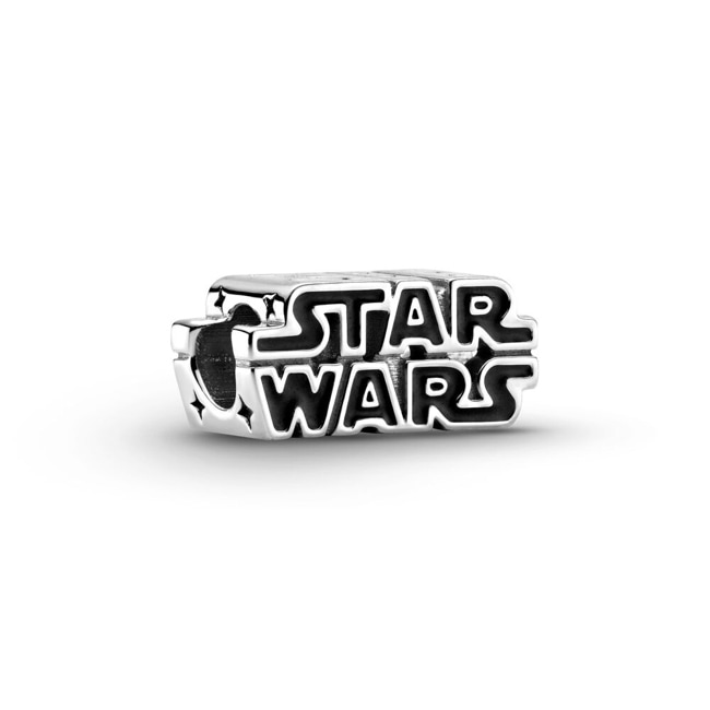 Pandora Moments x Star Wars, Silbernes Star Wars 3D-Logo Charm - 799246C01
