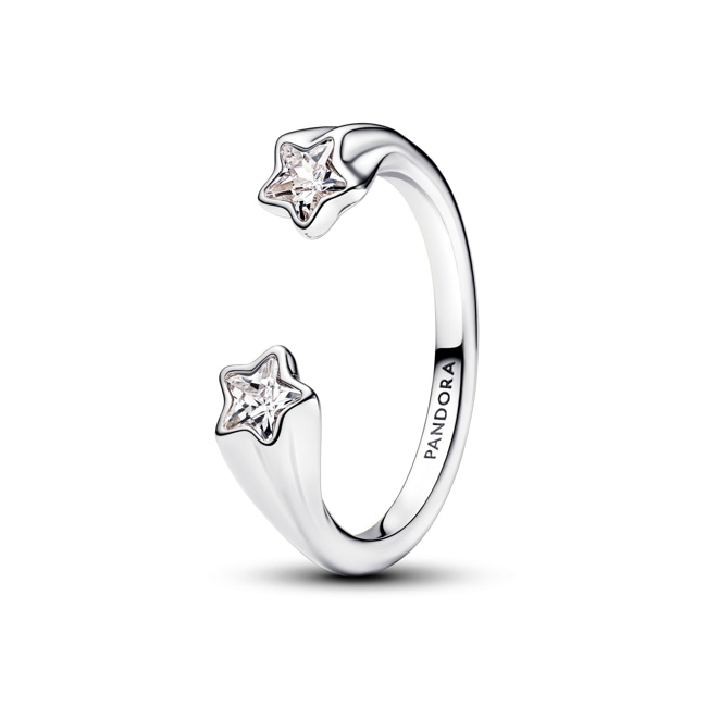 Pandora Moments Bague Ouverte Étoiles Filantes 925 Argent - 193582C01