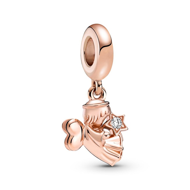 Pandora Rose Moments Engel mit Herzflügeln Charm-Anhänger Pandora Rose Moments Engel mit Herzflügeln Charm-Anhänger - 789650C01
