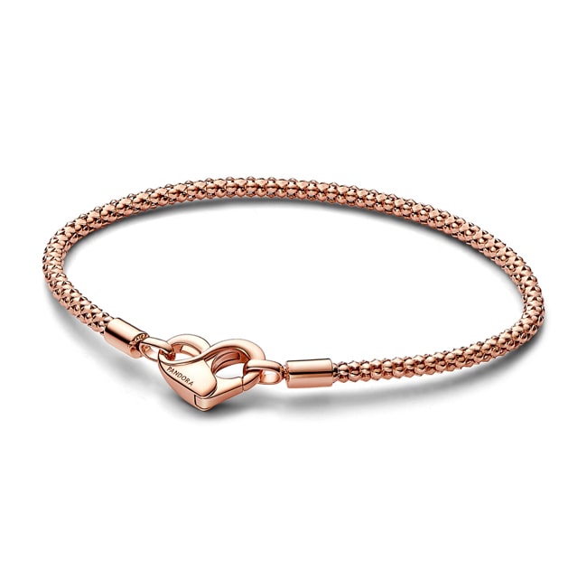 Pandora Rose Moments Bracelet Maille Cloutée - 582731C00