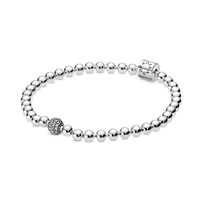 Pandora Signature Beads & Pavé Bracelet - 598342CZ