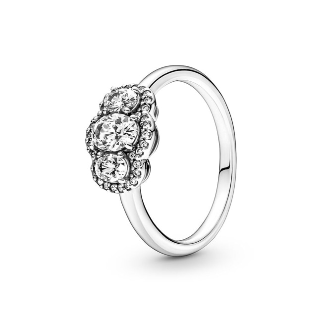 Pandora Timeless Three-Stone Vintage Ring - 190049C01