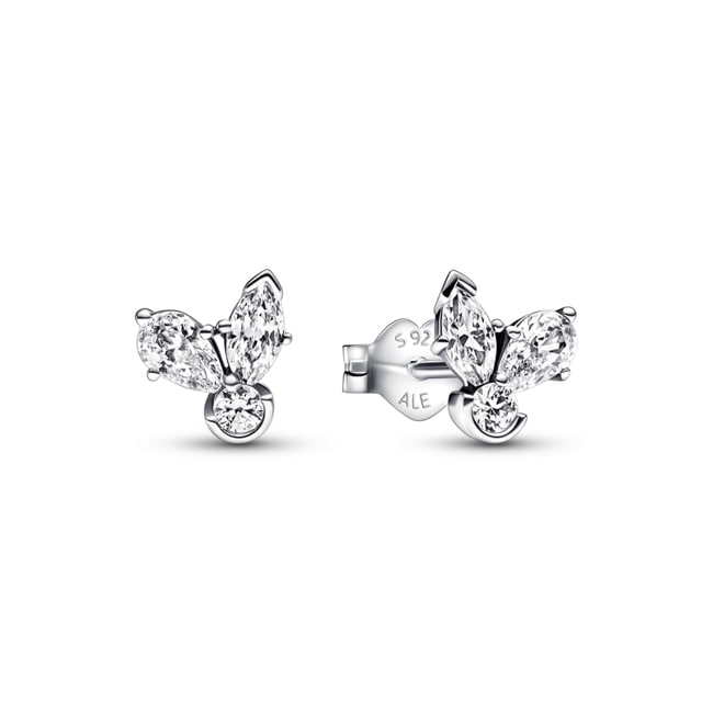 Pandora Timeless Funkelnde Herbarium Cluster Ohrringe - 292406C01