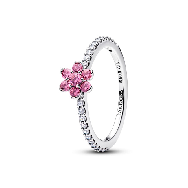 Pandora Timeless Bague Fleur Rose Scintillante 925 Argent - 194499C02