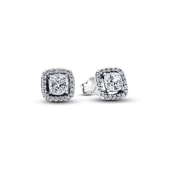 Pandora Timeless Clous d'Oreilles Halo Scintillants Argent 925 - 293551C02