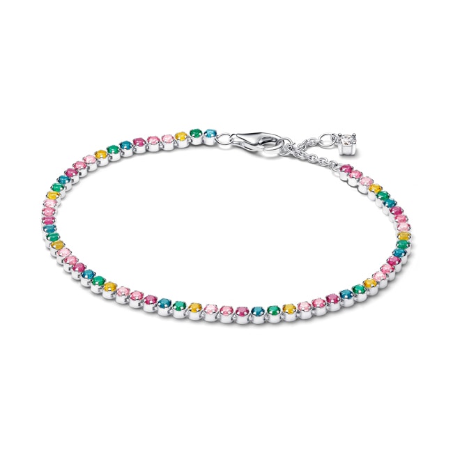 Pandora Timeless Regenbogen Tennisarmband 925 Silber - 593927C03
