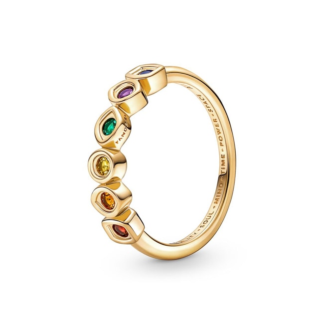 Pandora Gold Moments x Marvel The Avengers Infinity Stones Ring Pandora Gold Moments x Marvel The Avengers Infinity Stones Ring - 160779C01