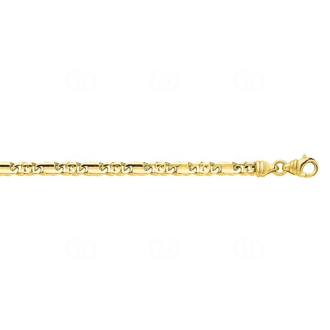 Panzerarmband Fantasie 750/18 K Gelbgold 4mm - 580.4A
