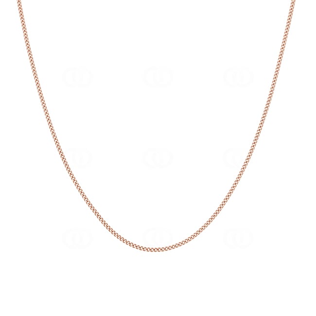 Collier gourmette or rouge 750/18 ct 1.2mm - 1440.03035